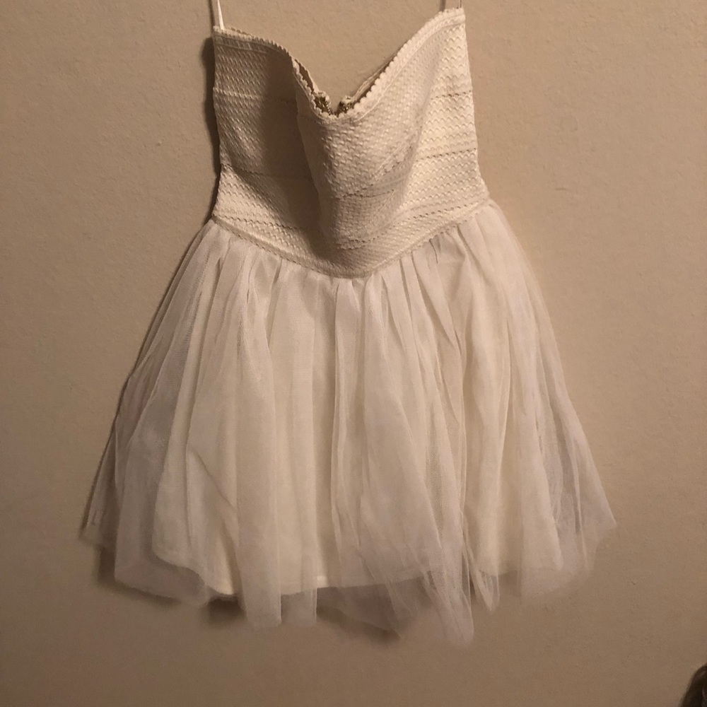 White short dress